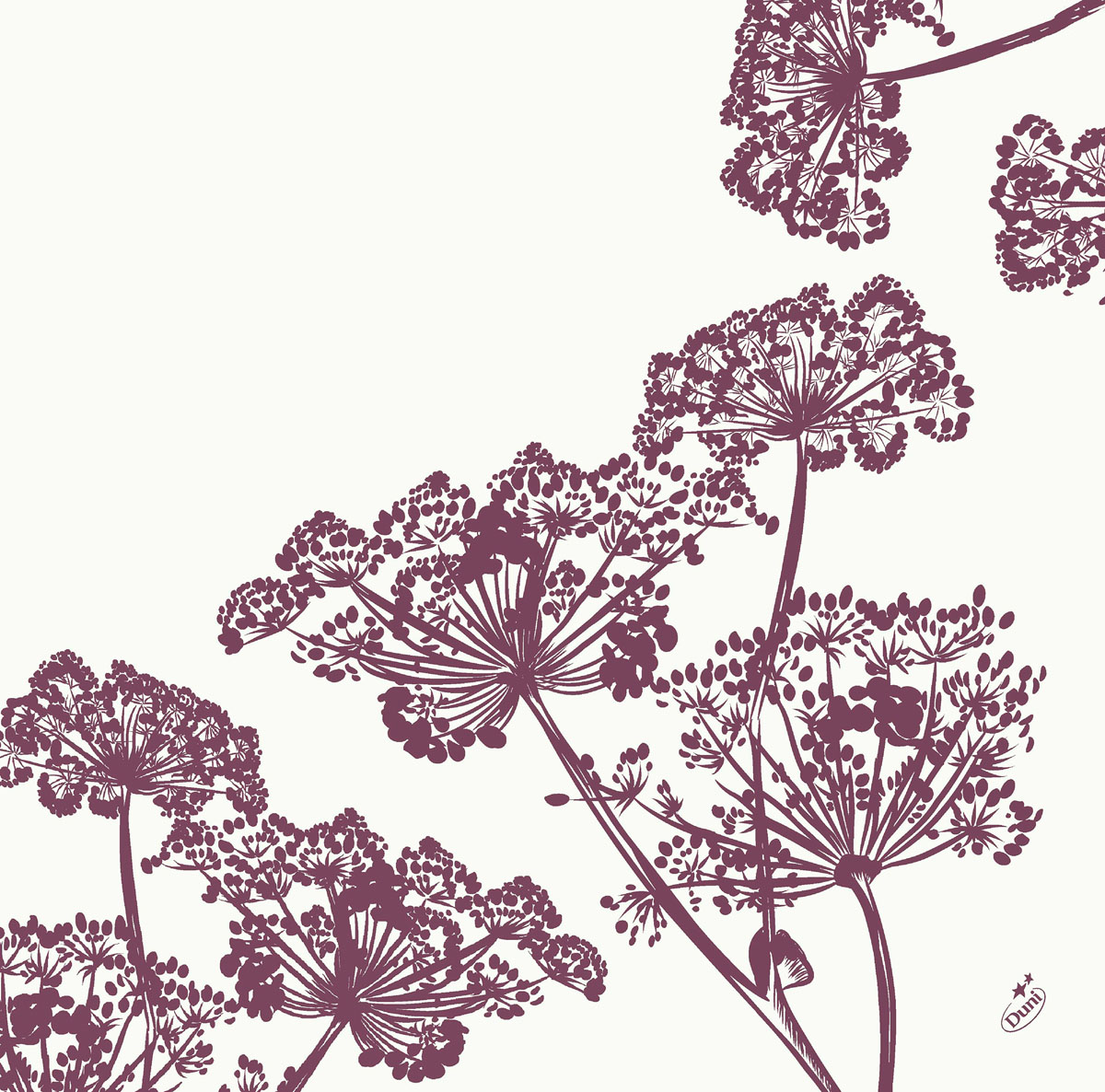 Duni Yarrow 40x40см 50бр.