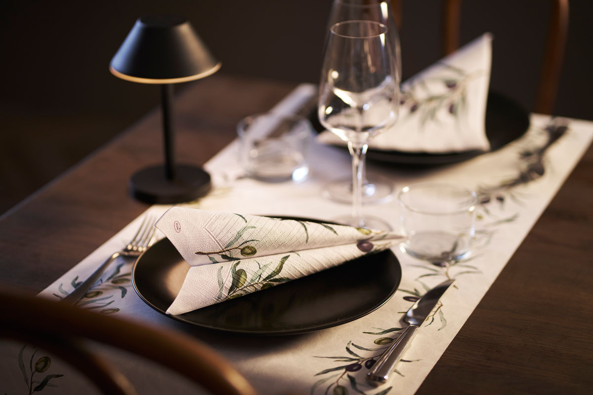 Duni 40x40см 50бр. - Olive Garden - Image 2