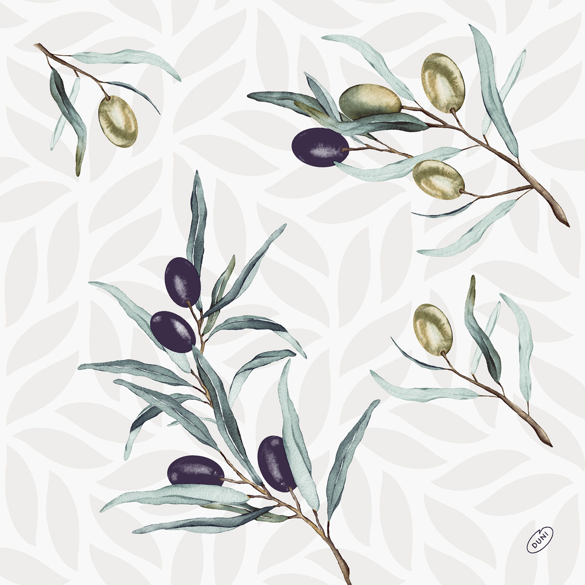 Duni 40x40см 50бр. - Olive Garden